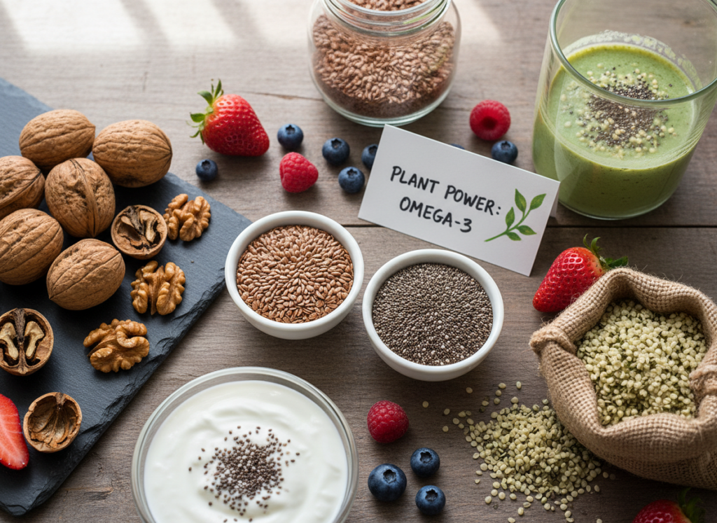 Omega-3 fatty acids are essential nutrients that play a vital role in heart health, brain function, and overall well-being. Because the body cannot produce omega-3s on its own, they must be obtained through diet. While fish and seafood are well-known sources, there are many plant-based options that provide these important fats, making it possible for vegetarians and vegans to meet their needs.